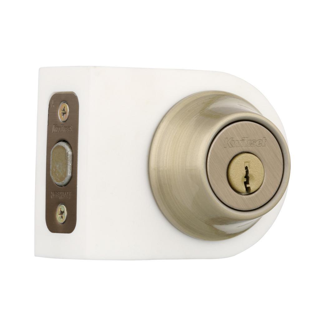 665 Series Antique Brass Double Cylinder Deadbolt - Super Arbor