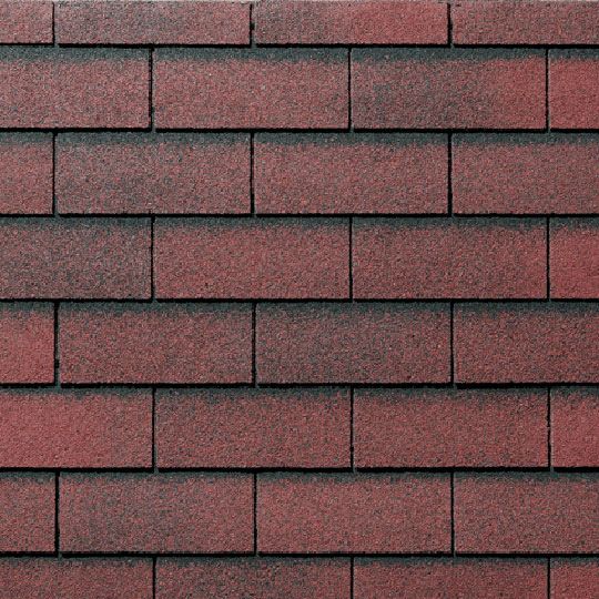 BP Canada Yukon SB Metric 3-Tab Asphalt Shingle, Magenta Red