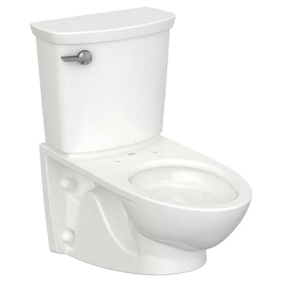 American Standard Glenwall VorMax 1.28 GPF Single Flush Wall-Hung Toilet, Left-Hand Trip Lever, White (Seat Not Included)