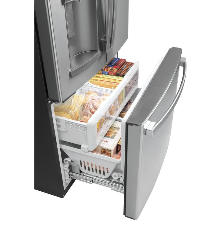 GE 22.1 cu. ft. French Door Refrigerator in Fingerprint Resistant Stainless Steel, Counter Depth and ENERGY STAR