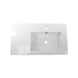 Nameeks Condal Wall Mounted Ceramic Bathroom Sink in White