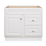 Hampton 48 in. W x 21 in. D x 33.5 in. H Bathroom Vanity Cabinet Only in White