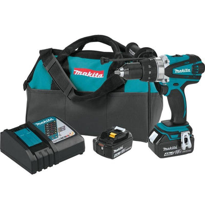 18-Volt LXT Lithium-Ion 1/2 in. Cordless Hammer Driver/Drill Kit with (2) Batteries (4.0 Ah), Charger and Hard Case