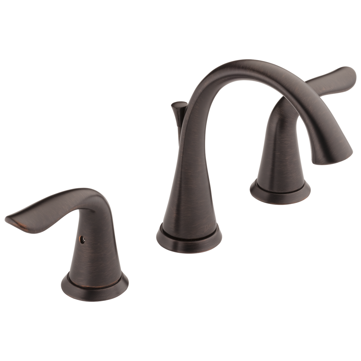 Delta Lahara Venetian Bronze 2-Handle Widespread WaterSense Bathroom Sink Faucet with Drain