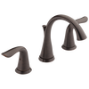 Delta Lahara Venetian Bronze 2-Handle Widespread WaterSense Bathroom Sink Faucet with Drain
