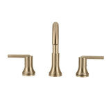Delta Trinsic Champagne Bronze 2-Handle Widespread WaterSense Bathroom Sink Faucet with Drain, Model 3559-CZMPU-DST