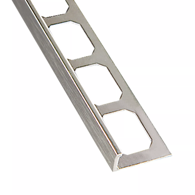 L-Shape Edge 3/8 in. Brushed Nickel Profile