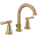 Delta Chamberlain 8 in. Widespread Double Handle Bathroom Faucet in Champagne Bronze
