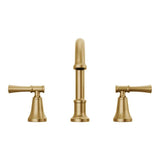 Delta Chamberlain 8 in. Widespread Double Handle Bathroom Faucet in Champagne Bronze