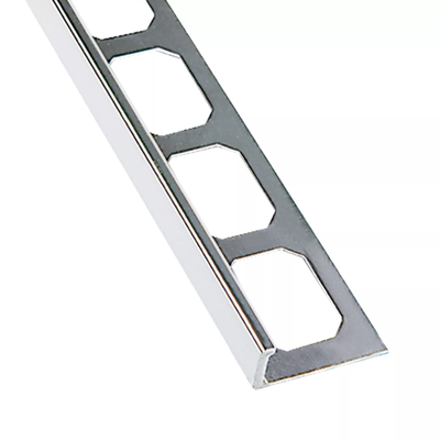 L-Shape Edge 3/8 in. Polished Chrome Profile