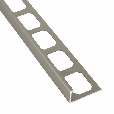 L-Shape Edge 3/8 in. Satin Nickel Profile