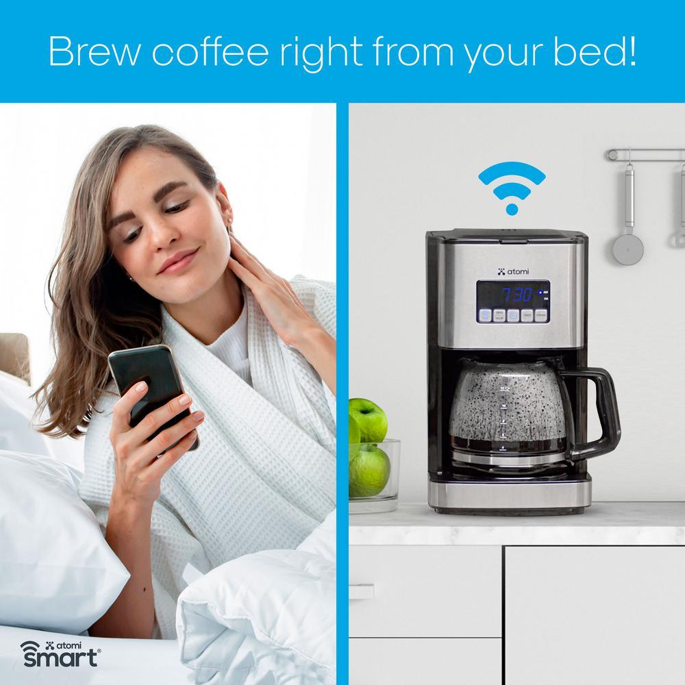 WiFi Smart Coffee Maker, 12 Cup – Super Arbor