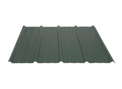 36" x 10' Emerald Green Pro-Rib® Steel Panel