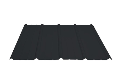 36" x 10' Midnight Black Pro-Rib® Steel Panel