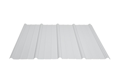 36" x 12' White Pro-Rib® Steel Panel