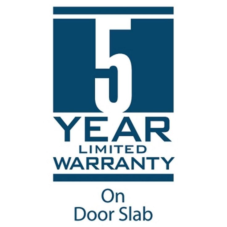 36 in. x 84 in. Monroe Primed Smooth Molded Composite MDF Barn Door with Rustic Hardware Kit
