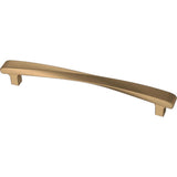 Modern Twist 5-1/16 in. (128 mm) Satin Nickel Drawer Pull - Super Arbor