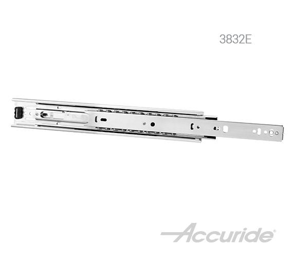 Accuride 3832E 16 in. Full-Extension Ball-Bearing Drawer Slide with Le ...