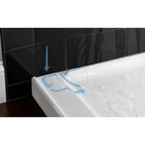 STORE+ 36 in. x 34 in. Single Threshold Center Drain Shower Base with Shower Walls and 10-Piece Accessory Kit in White - Super Arbor