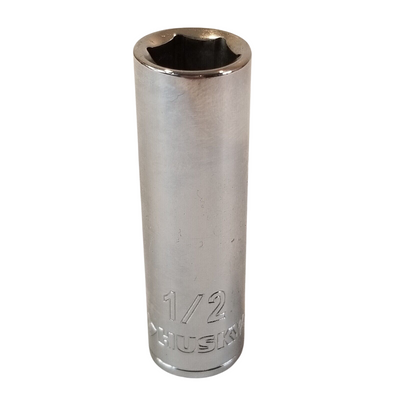 Husky 3/8 in. Drive 1/2 in. 6-Point SAE Deep Socket