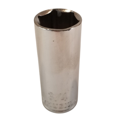 Husky 3/8 in. Drive 3/4 in. 6-Point SAE Deep Socket