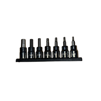 Husky 3/8 in. Drive SAE Hex Bit Socket Set (7-Piece)