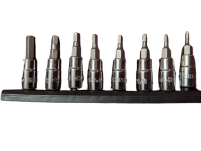 Husky 3/8 in. Drive Tamper Proof Torx Bit Socket Set (8-Piece)