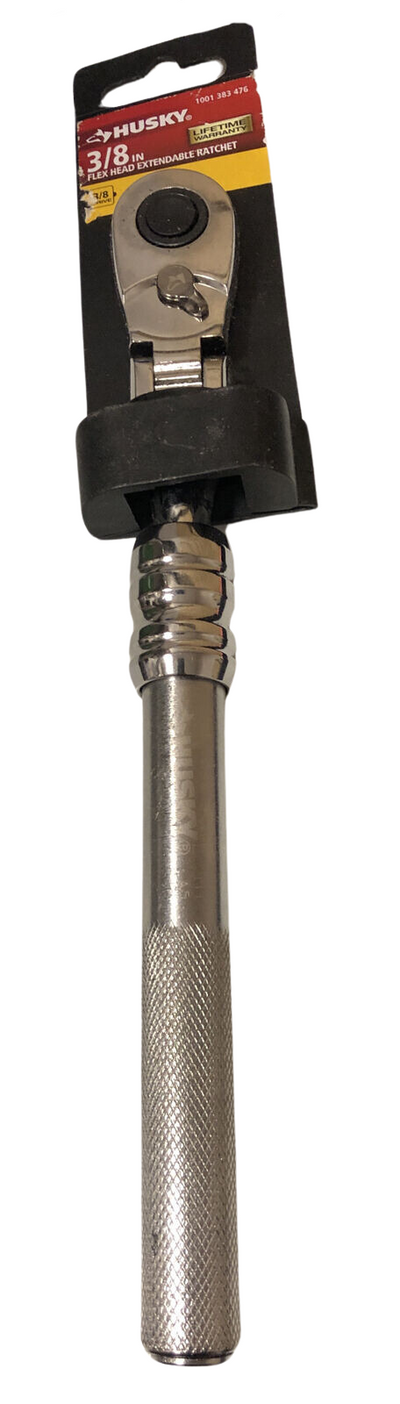 Husky 3/8 in. Flex-Head, Extendable Ratchet