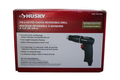 Husky 3/8 in. Keyed Chuck Reversible Drill