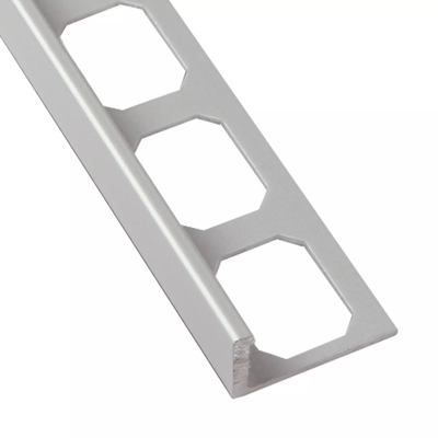 L-Shape Edge 5/16 in. Satin Anodized Aluminum Profile