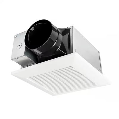 Whisper Mighty Pick-A-Flow 70/90 CFM Ceiling/Wall Bathroom Exhaust Fan, Energy Star with 9 in. x 9 in. Grille Footprint