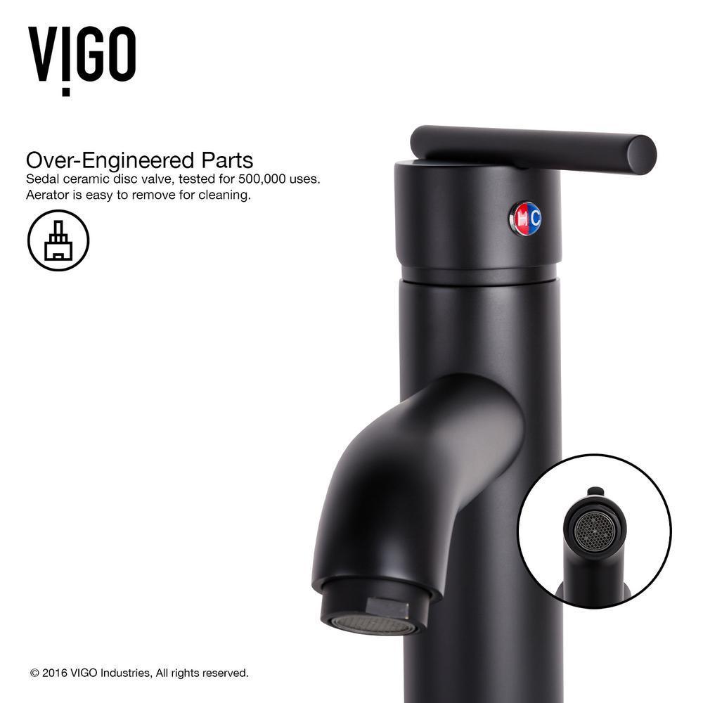Glass Vessel Bathroom Sink in Gray Onyx and Seville Faucet Set in Matte Black - Super Arbor