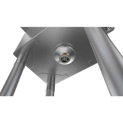 Freestanding Stainless Steel 23 in. 2-Hole Single Bowl Commercial Kitchen Sink