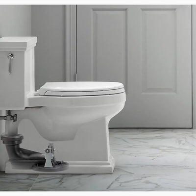 KOHLER Tresham 12 in. Rough In 1-Piece 1.28 GPF Single Flush Elongated Toilet in White Seat Included