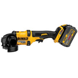 FLEXVOLT 60-Volt MAX Lithium-Ion Cordless Brushless 4-1/2 in. Angle Grinder with Battery, Charger, Bag and Bonus Battery