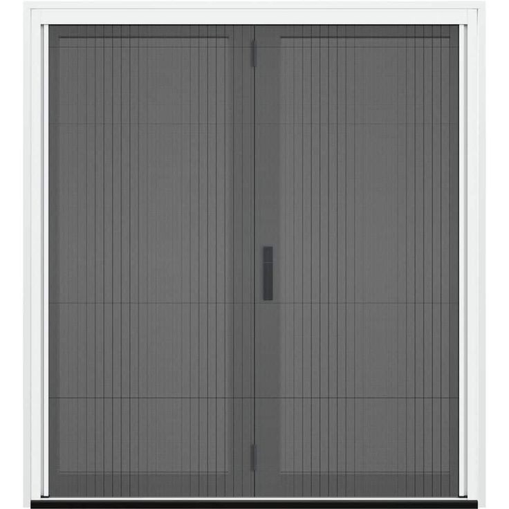 72 in. x 80 in. Primed Fiberglass Left-Hand Full-Lite F-2500 2-Panel Folding Patio Door Kit