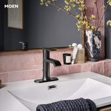 Genta Single Handle Single Hole Bathroom Faucet in Matte Black