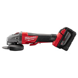 M18 FUEL 18-Volt Lithium-Ion Brushless Cordless 4-1/2 in./5 in. Braking Grinder Kit W/(2) 9.0Ah Batteries,Rapid Charger