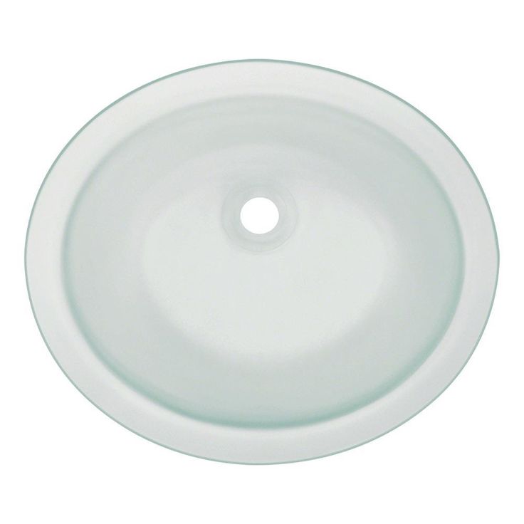 MR Direct Undermount Glass Bathroom Sink in Frost