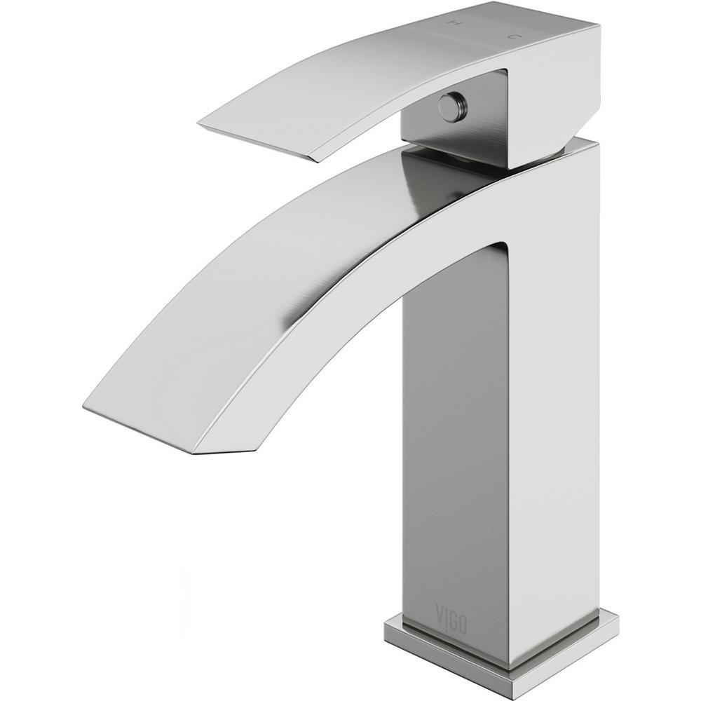 Satro Single Hole 1-Handle Bathroom Faucet in Matte Black - Super Arbor