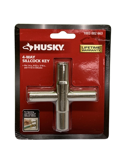 Husky 4-Way Sillcock Key