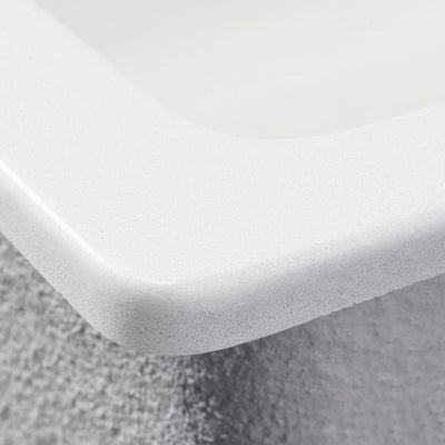 Bridgeport Dual Mount Composite Granite 33 in. 4-Hole Double Bowl Kitchen Sink in White