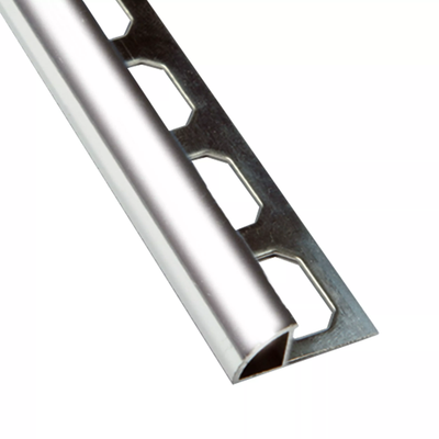 Round Edge 3/8 in. Polished Chrome Profile