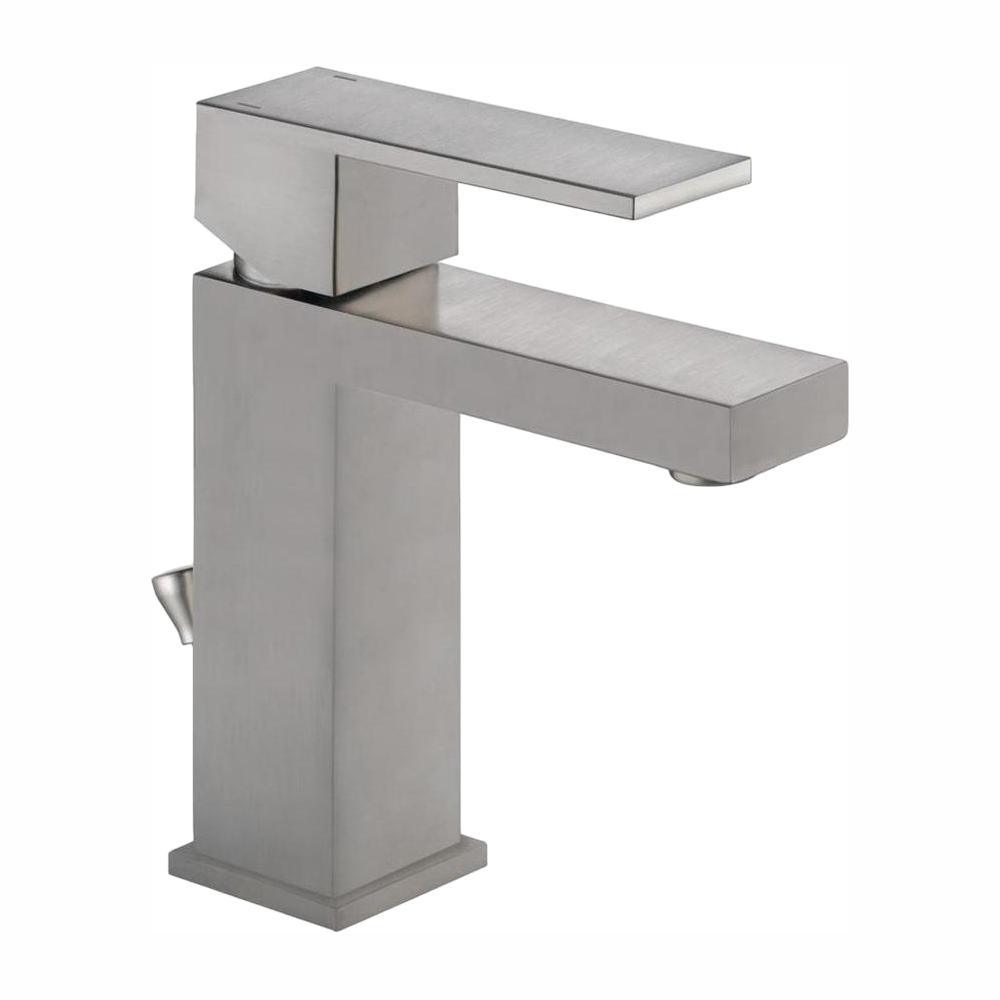 Modern Single Hole Single-Handle Bathroom Faucet in Chrome - Super Arbor