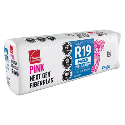 Owens Corning R-19 Kraft Faced Fiberglass Insulation FastBatts 6.5 in. x 15.25 in. x 93 in. (5 Bags)