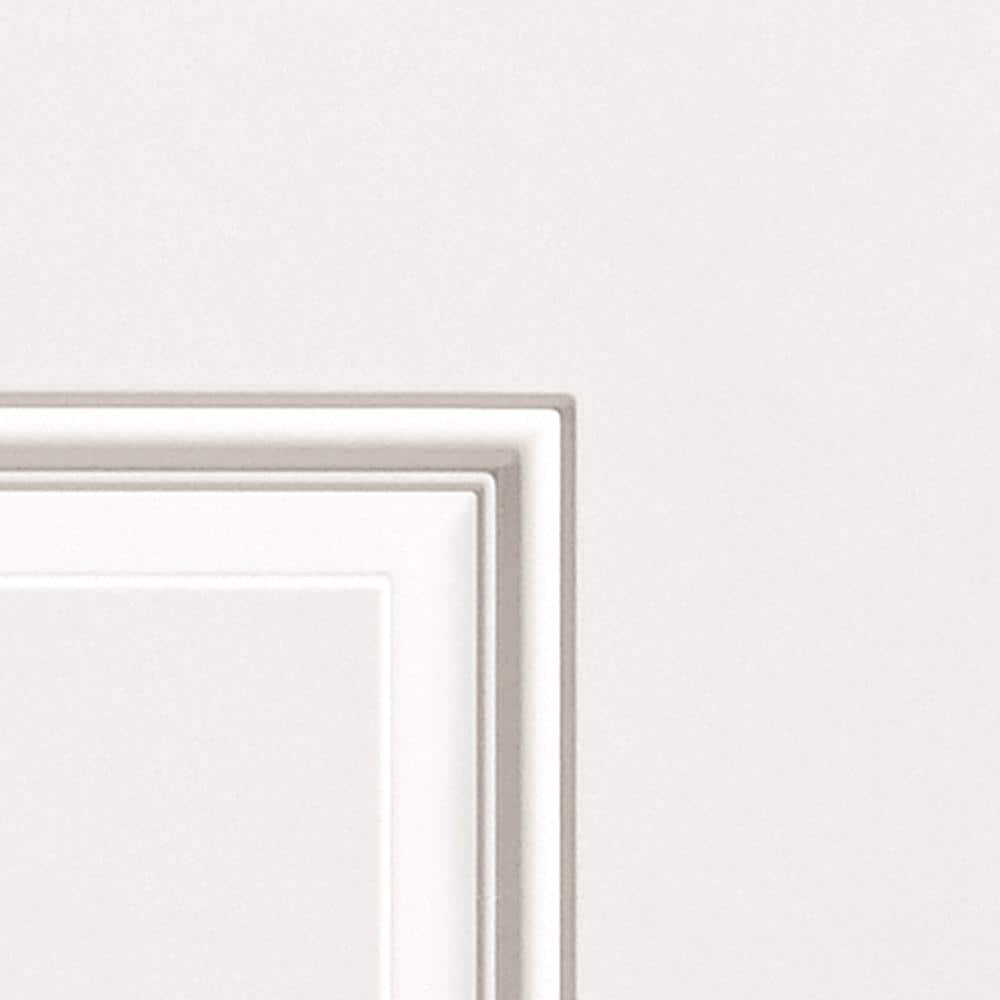 Masonite 36-in x 80-in Steel 1/4 Lite Right-Hand Inswing Primed Prehung Single Front Door with Brickmould
