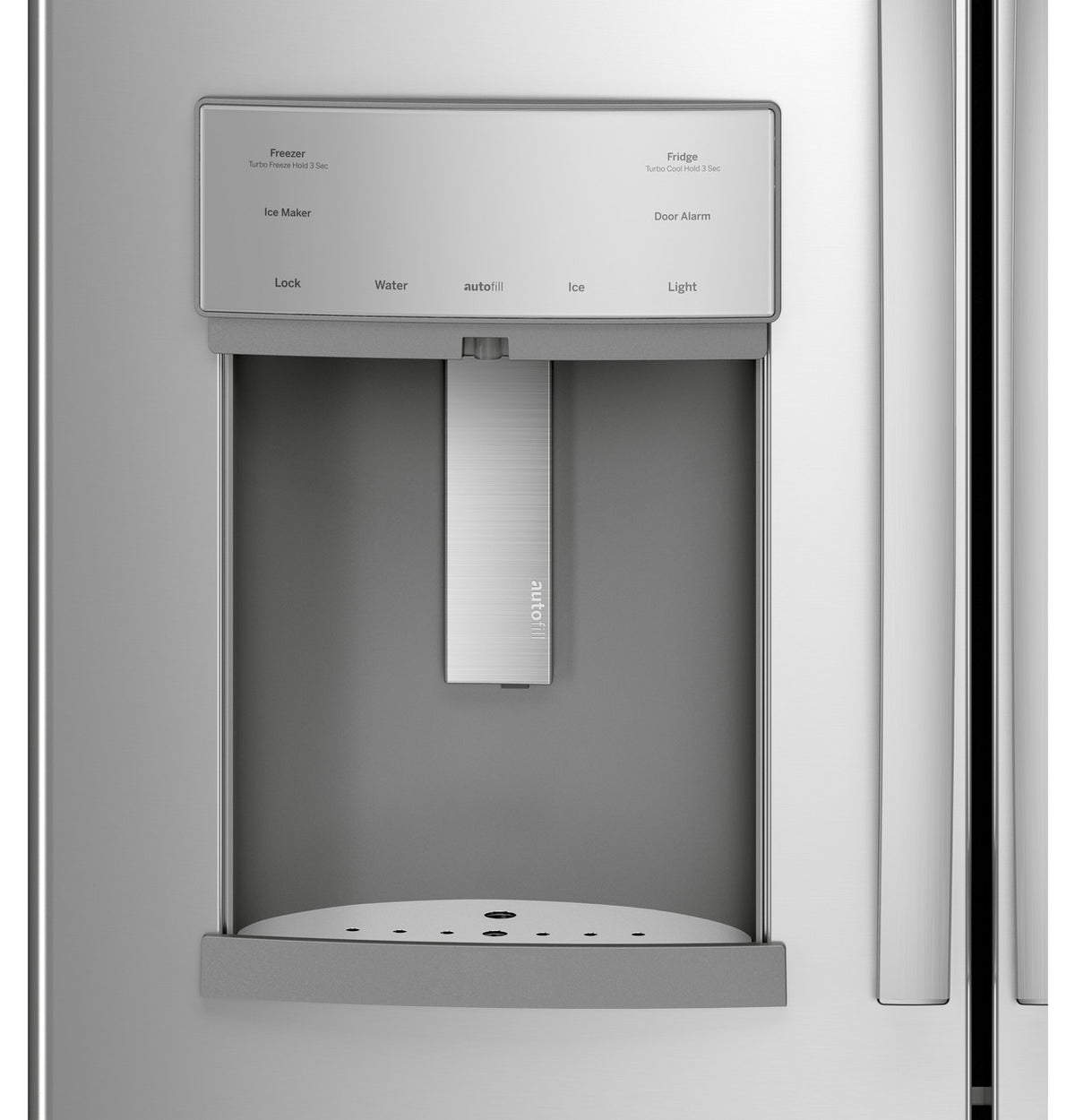 GE Profile 22.1 cu. ft. Counter-Depth French Door Refrigerator with Hands-Free AutoFill, Fingerprint Resistant Stainless Steel