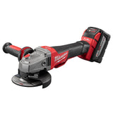 M18 FUEL 18-Volt Lithium-Ion Brushless Cordless 4-1/2 in./5 in. Braking Grinder Kit W/(2) 9.0Ah Batteries,Rapid Charger