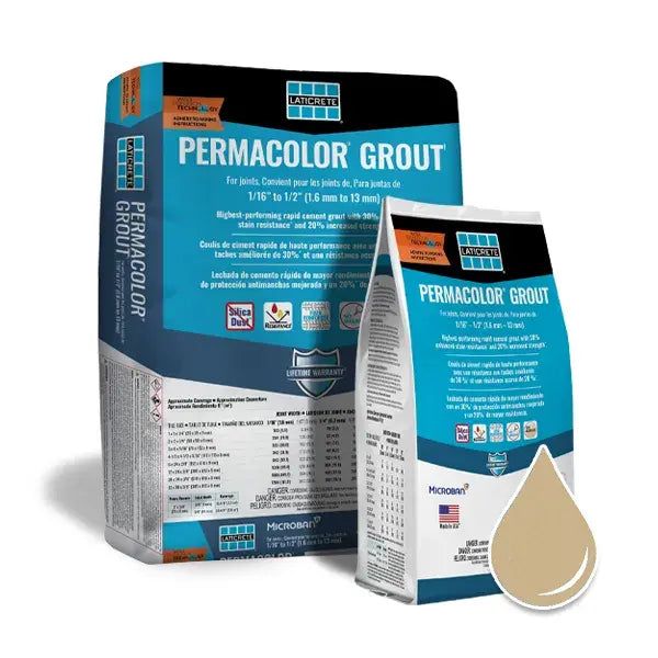 61 Parchment Permacolor Grout (25 lbs) – Super Arbor