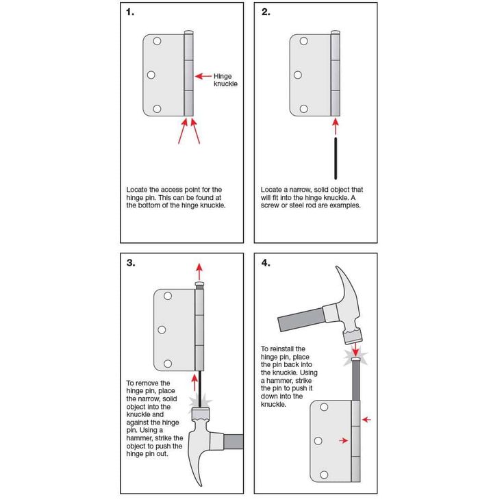 3-1/2 in. Solid Brass 5/8 in. Radius Security Door Hinge